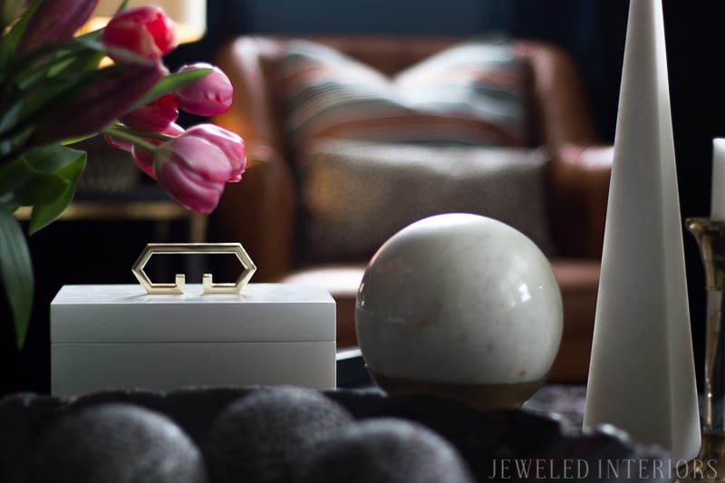 black, marble, coffee table,