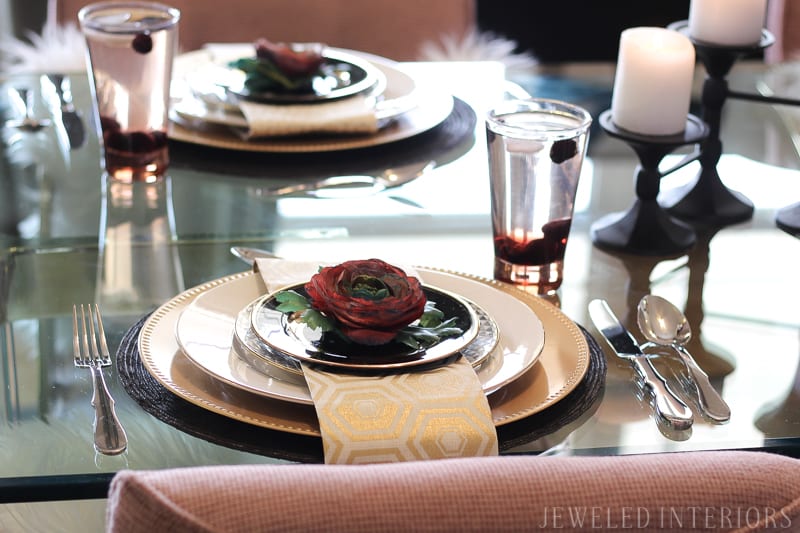 Jewel’s Glam Dining Room Before and After