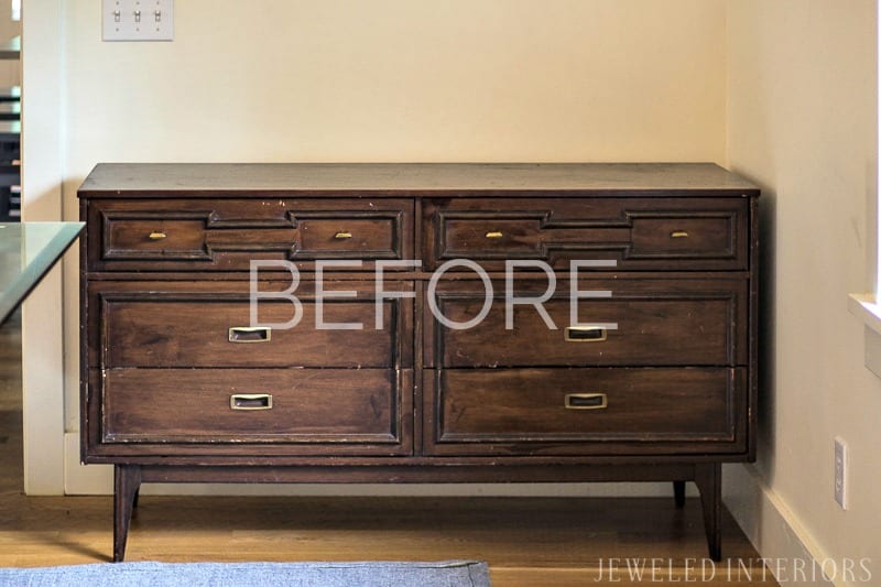 How to strip furniture || Jeweled Interiors, Tutorial, Strip, furniture, finish, varnish, stain, remove, paint, refinish, dresser, desk, table, chairs, wood, step by step, DIY