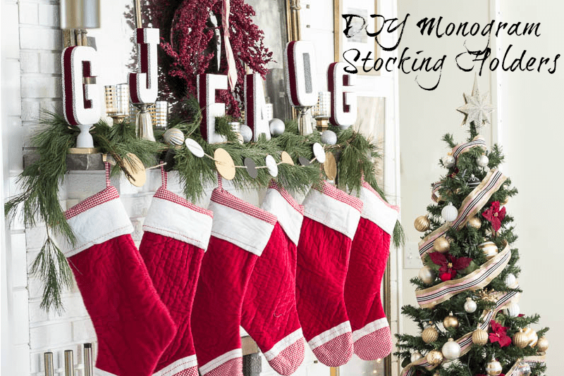 DIY Christmas Stocking Holders: Step by Step Tutorial