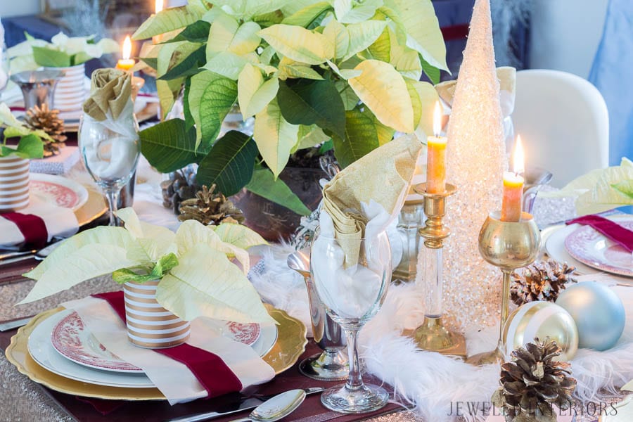 THIS DINING ROOM! Looking for inspiration for a eclectic, chic, and glamTHIS DINING ROOM! Looking for inspiration for an eclectic, chic, and glam Christmas? Jeweled Interiors, Holiday, Home Tour, Burgundy, cranberry, blush, Decor, Ideas, Tips, wreaths, Christmas, tree, decor, decorations, DIY, inspiration, red, maroon, wine, home tour, poinsettia, glam, chic, peach, gold, black, white, Panton, chairs, brass, chandelier, tablescape,Christmas? Jeweled Interiors, Holiday, Home Tour, Burgundy, cranberry, blush, Decor, Ideas, Tips, wreaths, Christmas, tree, decor, decorations, DIY, inspiration, red, maroon, wine, home tour, poinsettia, glam, chic, peach, gold, black, white, Panton, chairs, brass, chandelier, tablescape, pinecones