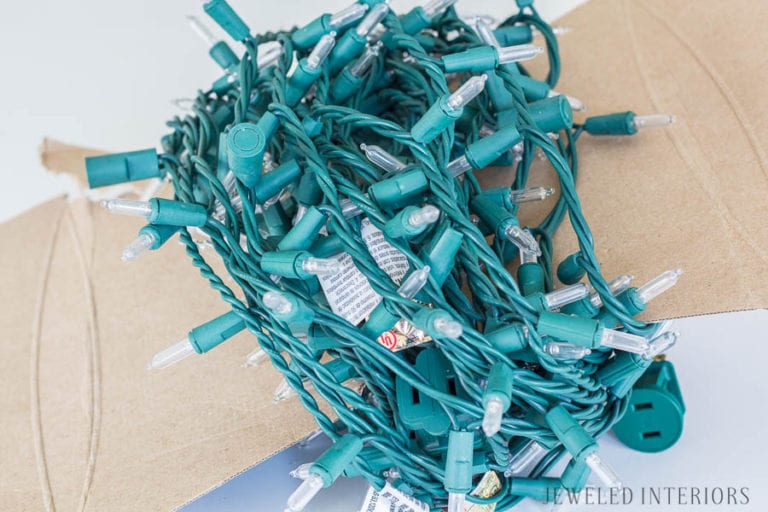 Christmas Light Organization Hack A Simple and Free Way to Store