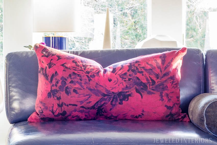 How I used this $3 Product to Make Beautiful and Colorful Pillows ⋆ Jeweled  Interiors