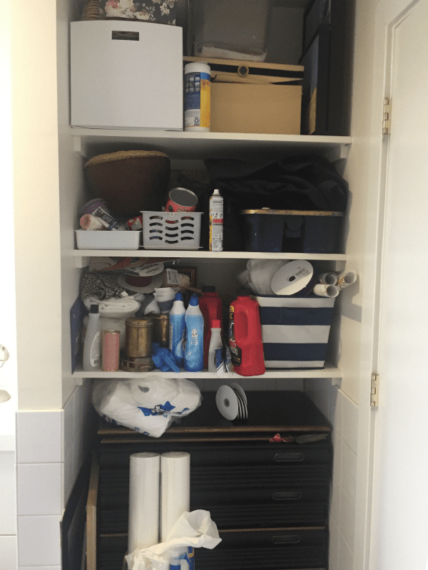 Craft Room Closet Organization - Maggie Overby Studios