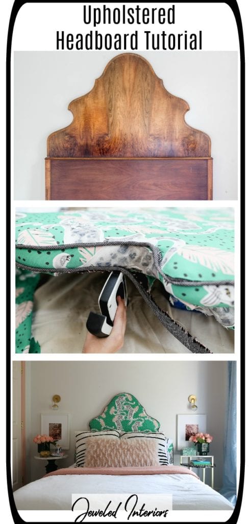 How to upholster a headboard