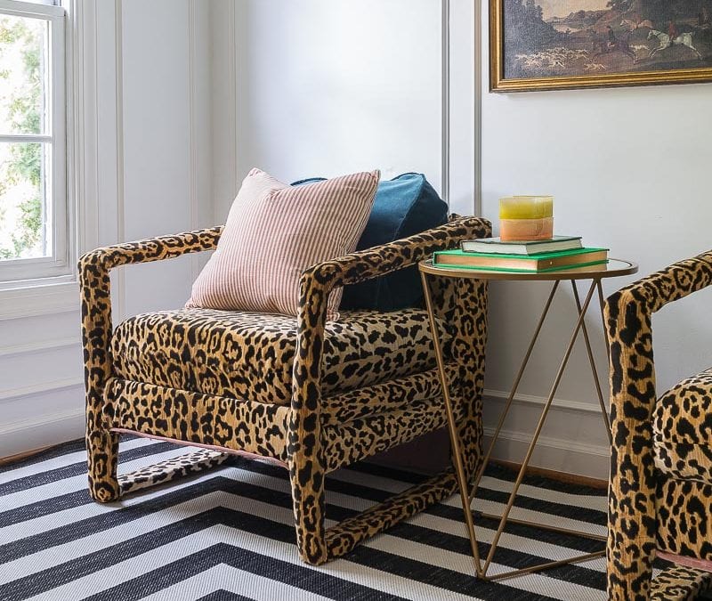 How and Why I am Feeding my Leopard Chair OBSESSION | Jeweled Interiors | ORC WK 3