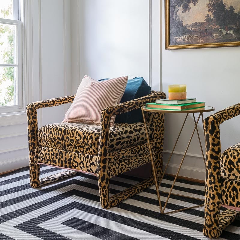 How and Why I am Feeding my Leopard Chair OBSESSION, Jeweled Interiors