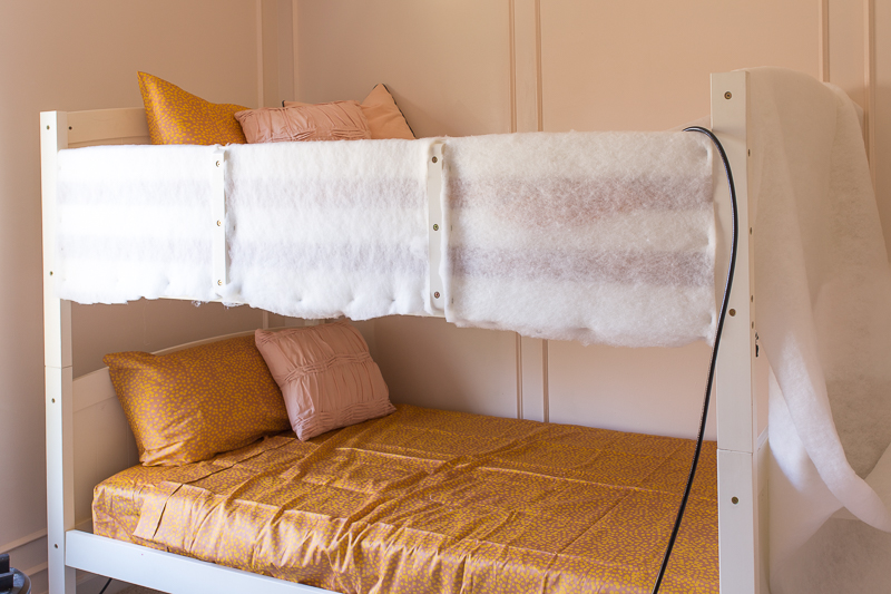 How To Upholster A Bunk Bed Jeweled, Upholstered Headboard Bunk Beds