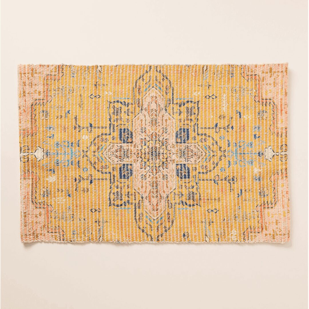 Harmony Bath mat, Anthropologie, bathroom hardware, Anthropologie inspired bathroom