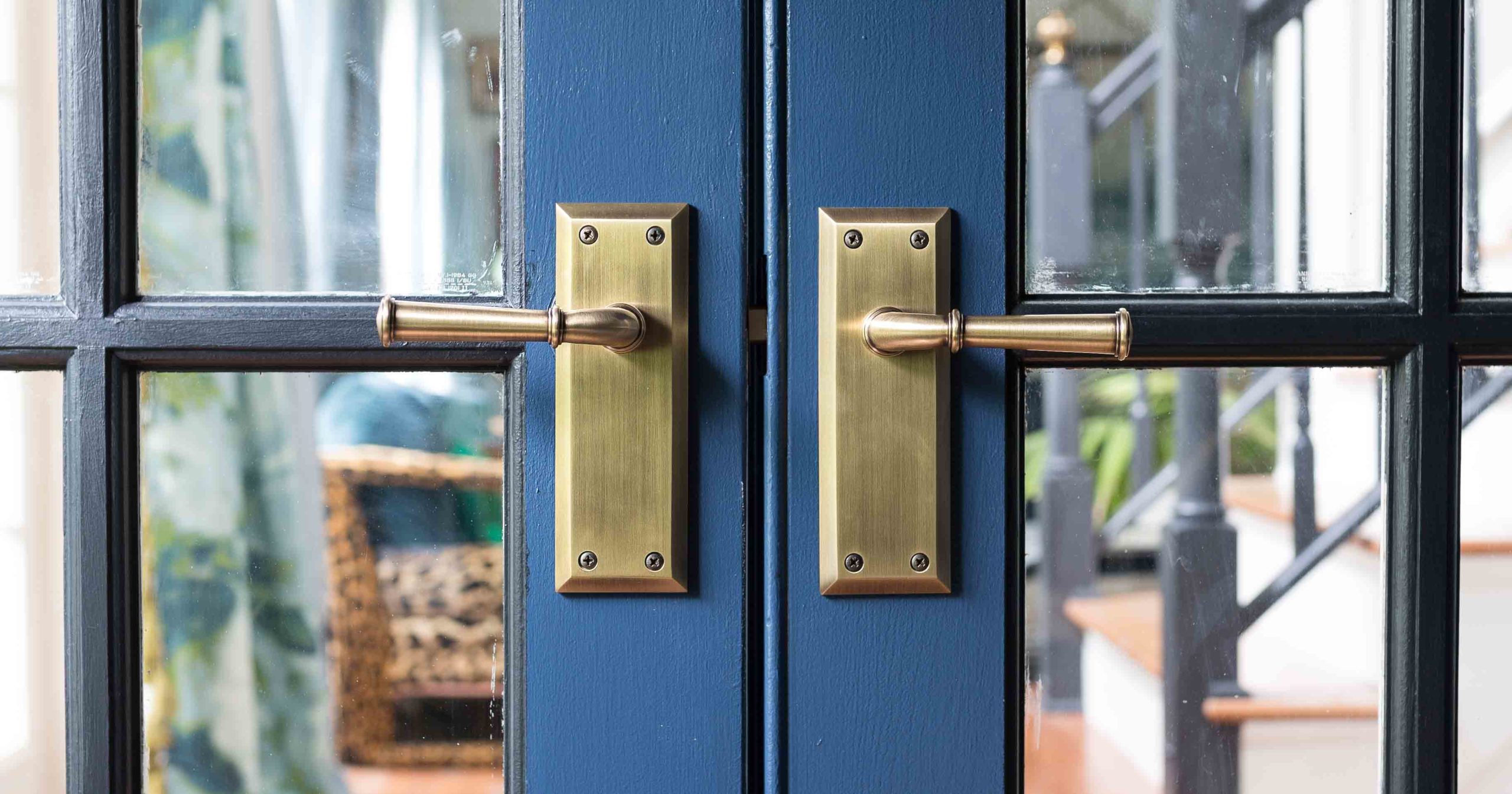 interior doors knobs with locks lever set