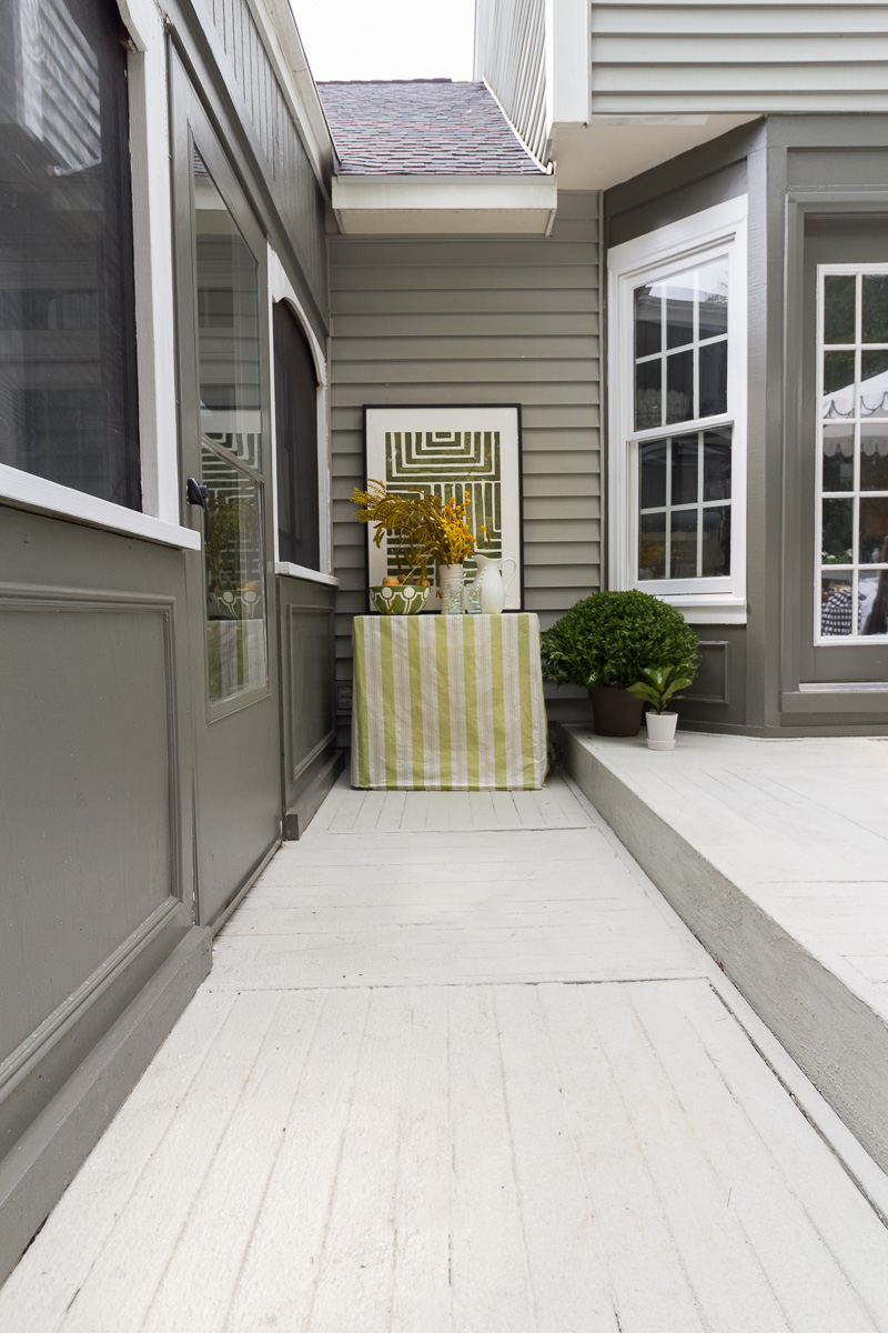 patio decorating ideas, patio ideas, Rustoleum, rust-oleum, 20x, RockSolid, deck resurfacer