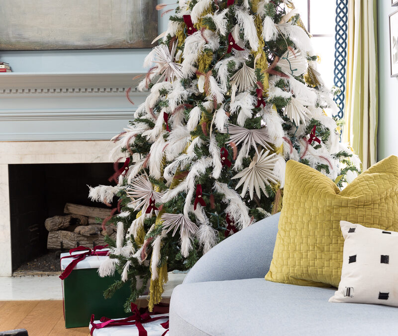 Palm Christmas Tree and Holiday Decor