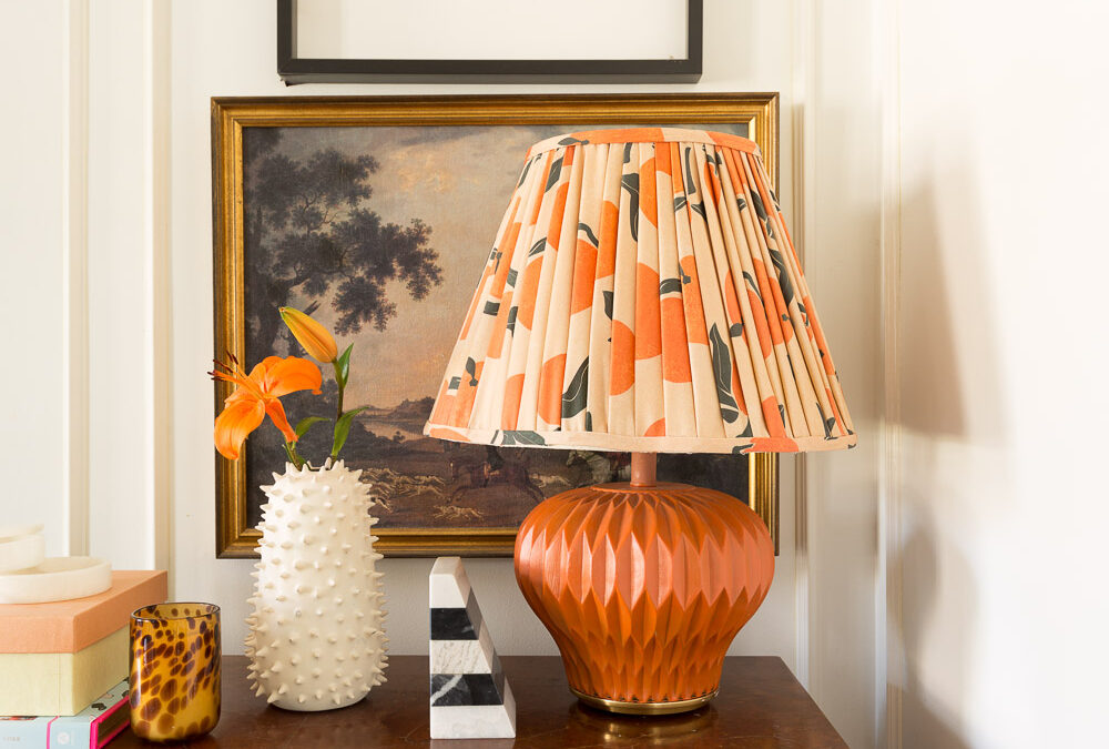 knife pleat lampshade