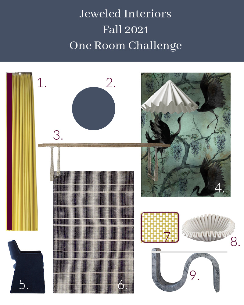 Spring 2021 One Room Challenge source list