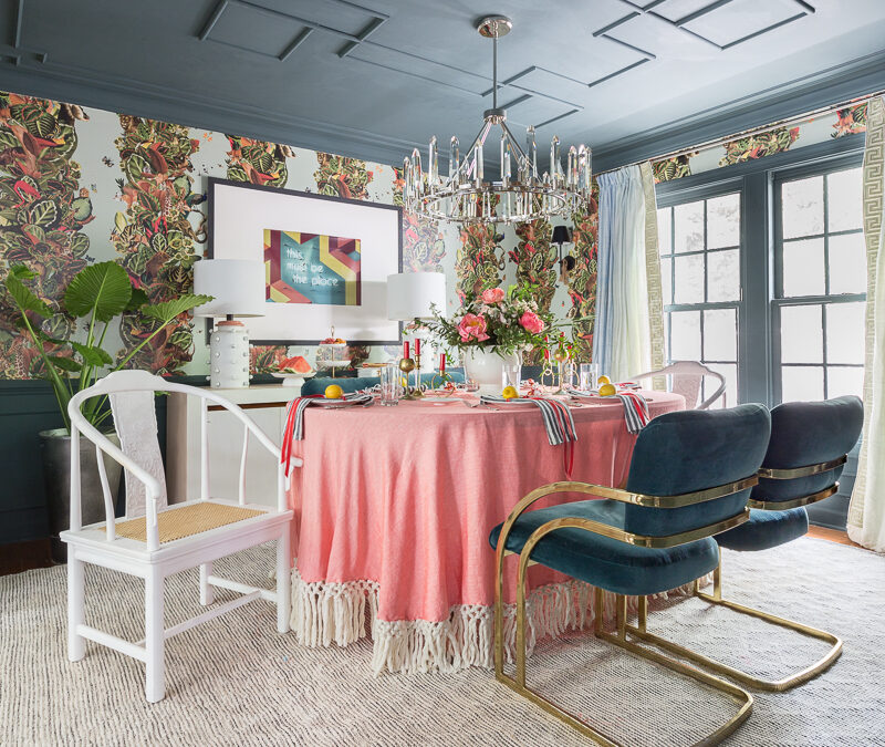 Eclectic Dining Room Summer Refresh